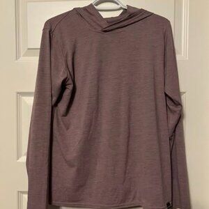 Patagonia Women's Capilene® Cool Daily Hoody in Heathered purple L